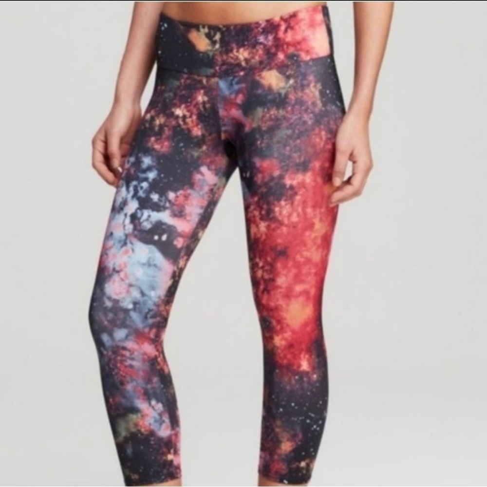 NWT KOS USA Brand Galaxy Yoga‎ Crop Leggings Sz XS